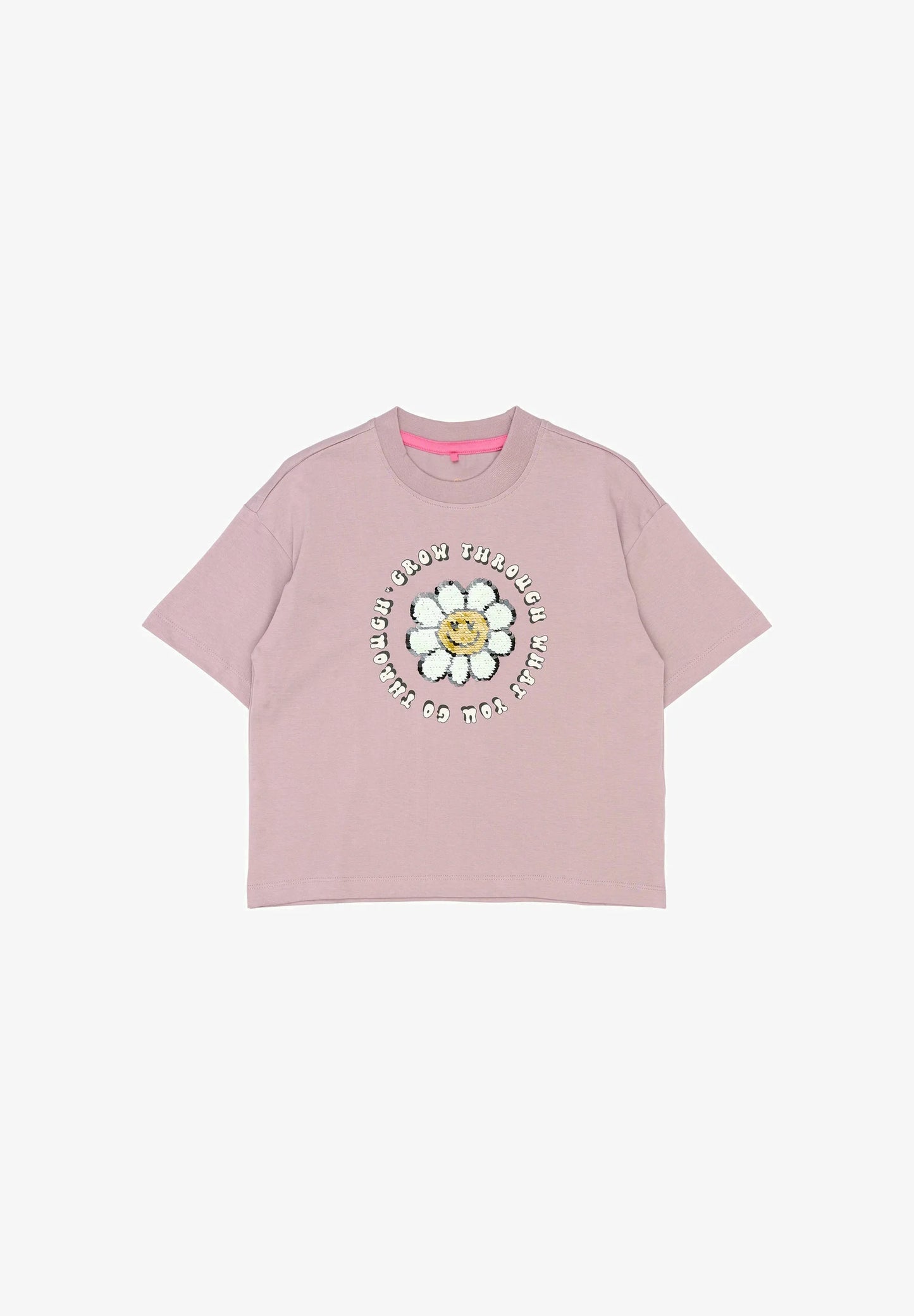 The New TNSkye T-Shirt lavendel, Sea fog, Wendepailletten