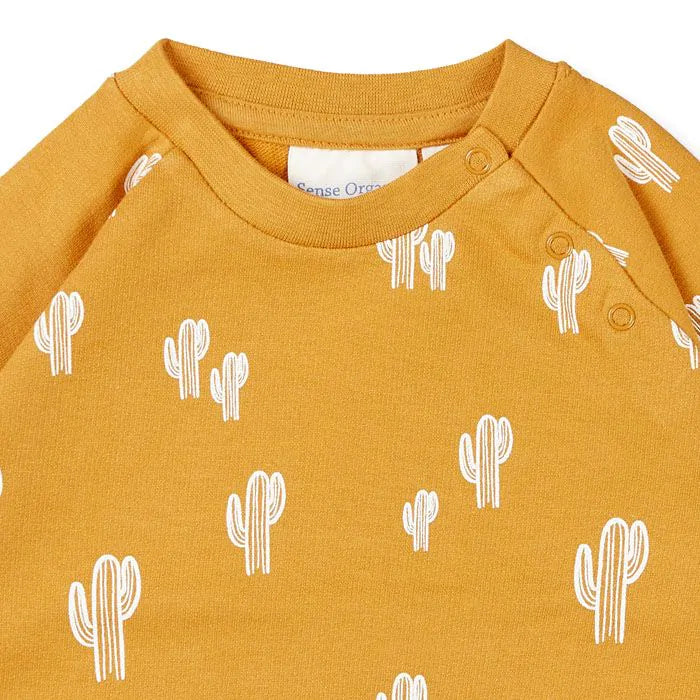 Sense Organics Etu Baby Sweater Cactus Curry