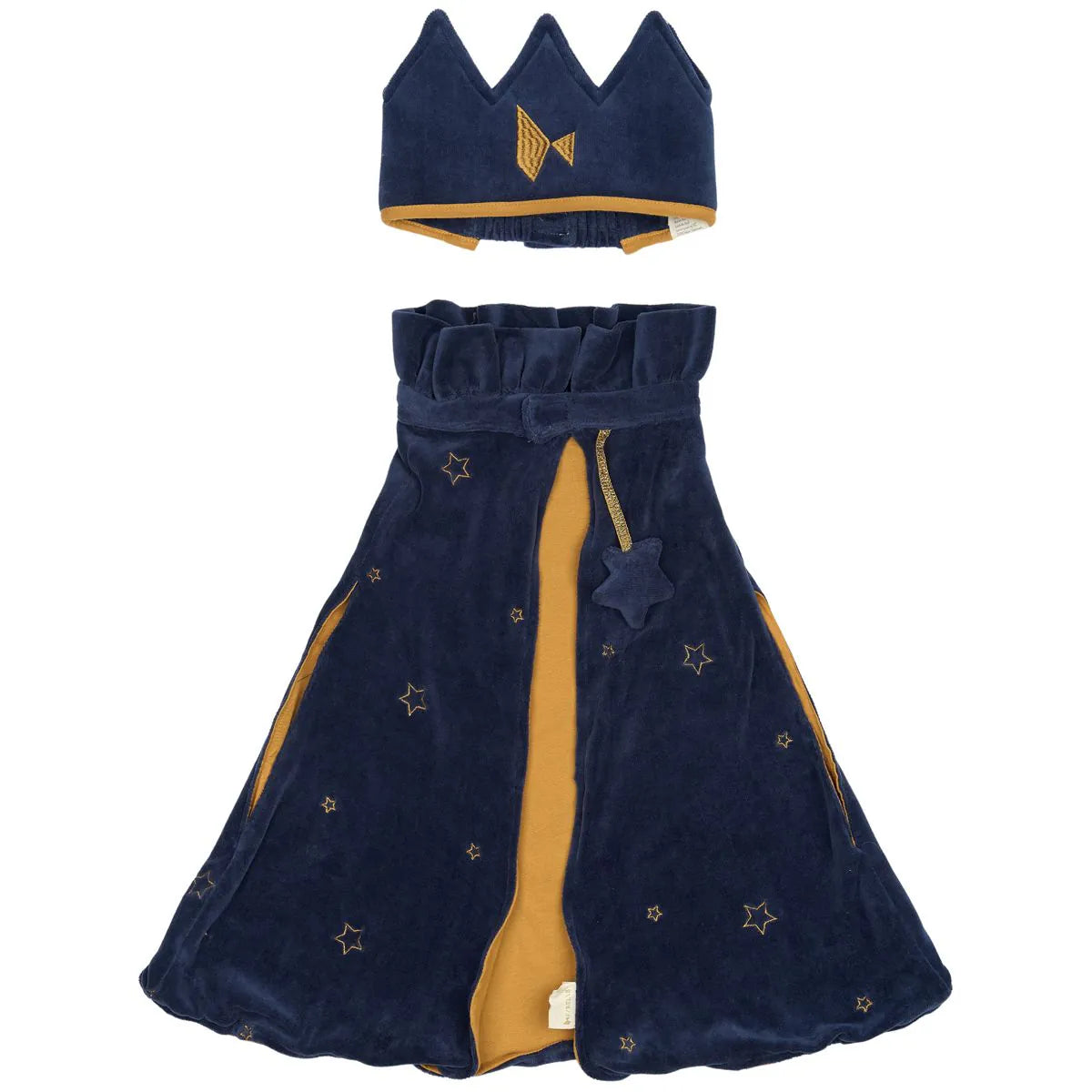 Fabelab Kostüm Cape and Crown peacoat, König Umhang