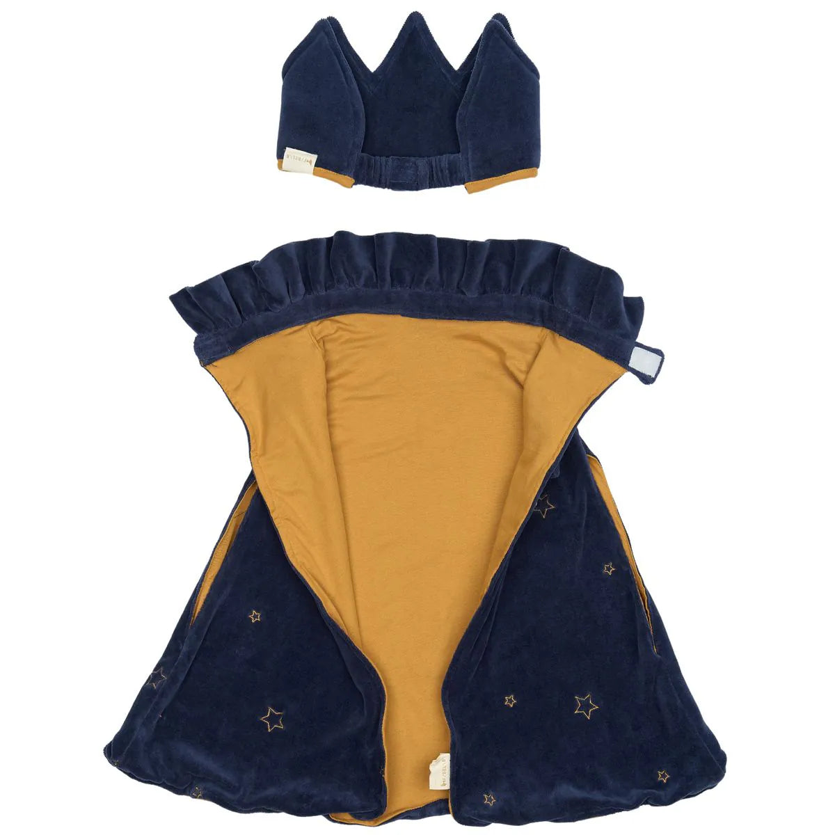 Fabelab Kostüm Cape and Crown peacoat, König Umhang