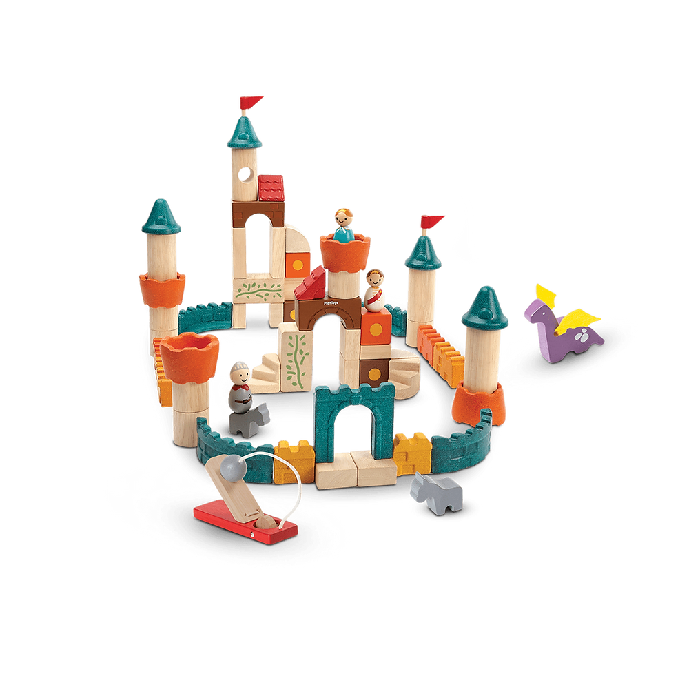Plan Toys Fantasieklötze Bauklötze Schloss