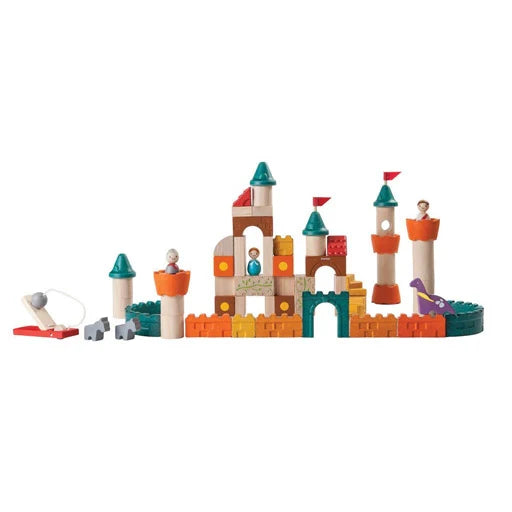 Plan Toys Fantasieklötze Bauklötze Schloss