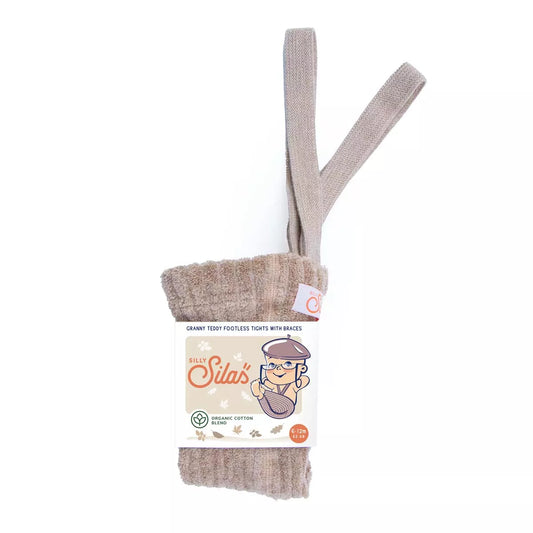 Silly Silas Granny Teddy Leggings peanut blend