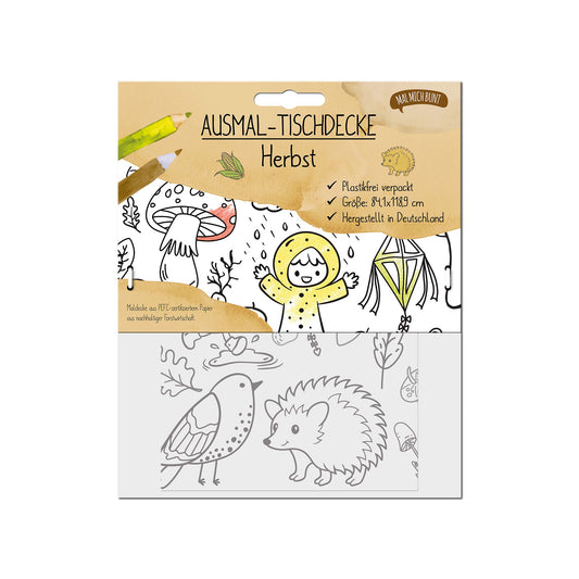 O'Shea Tischdecke zum Ausmalen Herbst