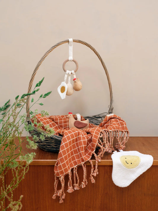 Fabelab Aktivitätsspielzeug Chicken, Coco, Caramel, Huhn