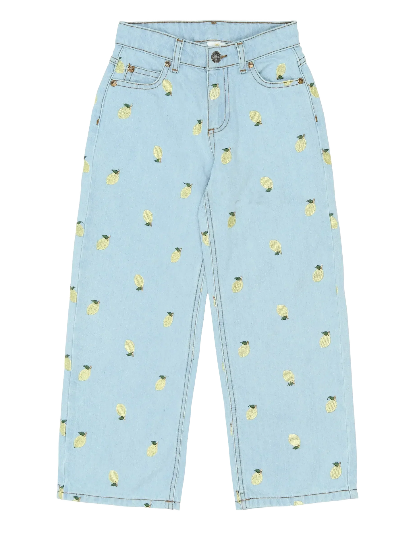 The New TNSia Wide Fit Jeans light blue denim, Zitronen
