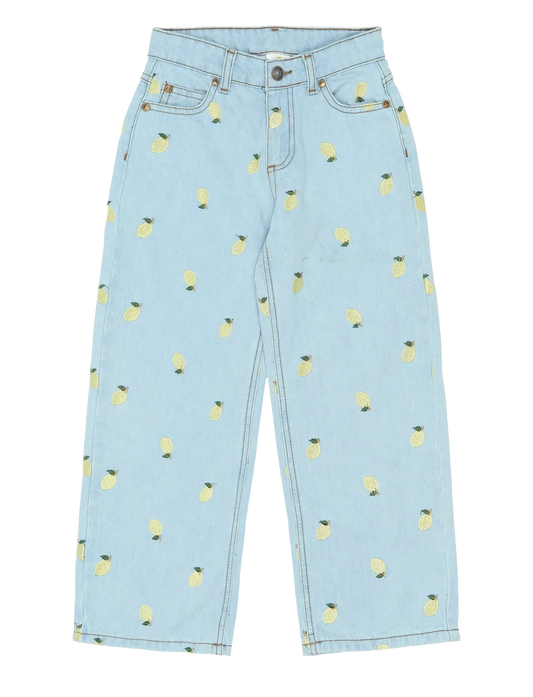 The New TNSia Wide Fit Jeans light blue denim, Zitronen