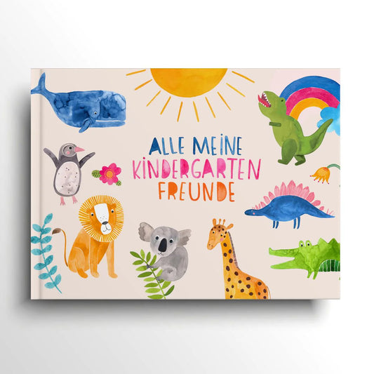 Frau Ottilie Alle meine Kindergarten-Freunde, beige, Freundebuch