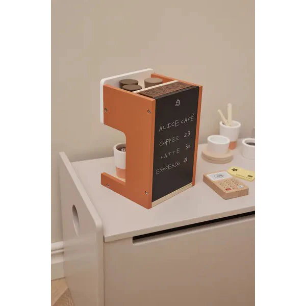 Kids Concept Cafébar, Kaffeemaschine Holzspielzeug