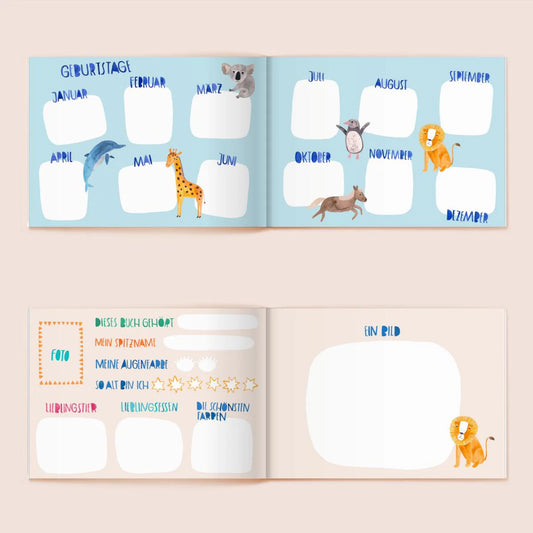 Frau Ottilie Alle meine Kindergarten-Freunde, beige, Freundebuch