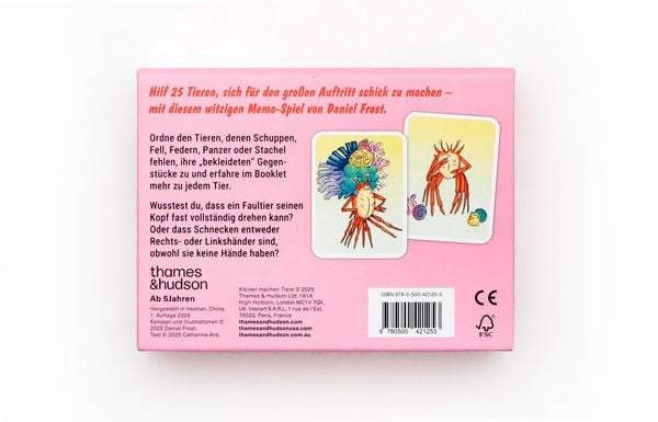 Laurence King Verlag, Kleider machen Tiere, Memo-Spiel