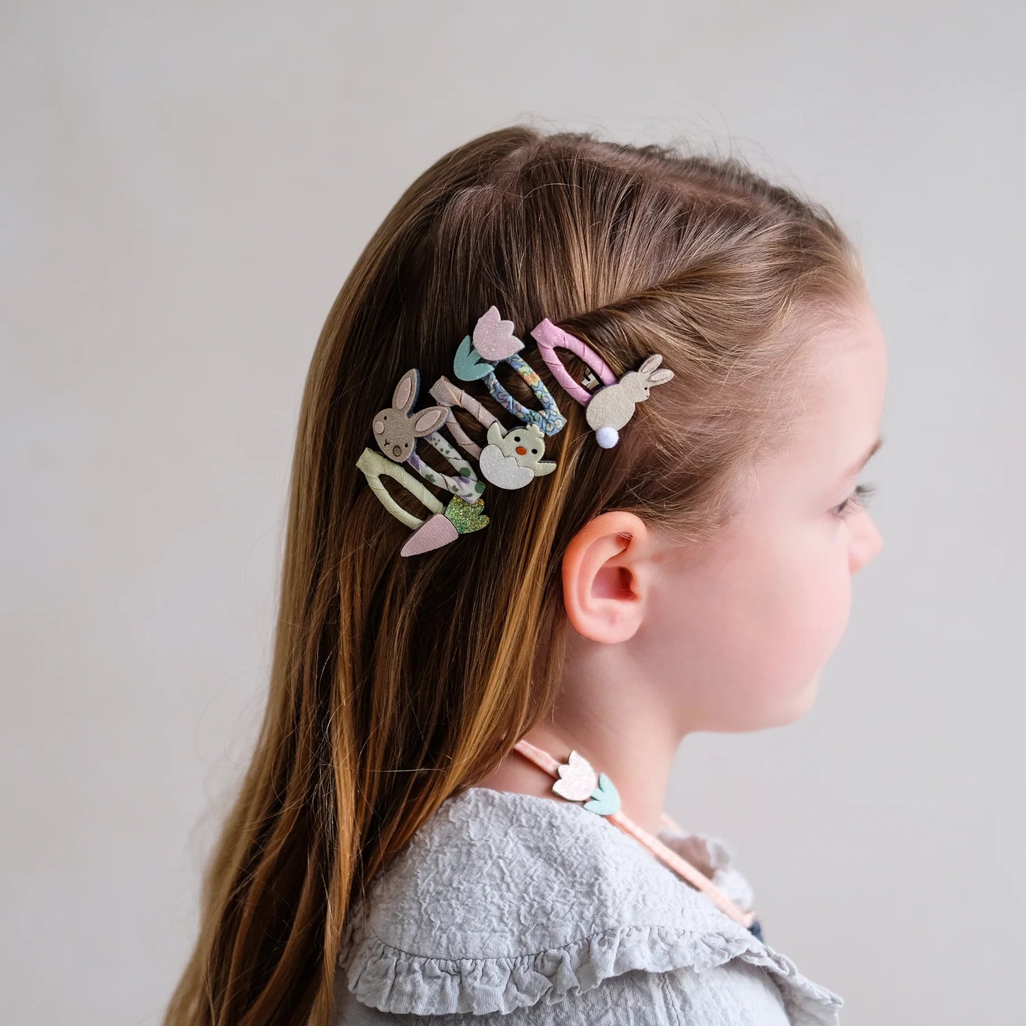 Mimi & Lula Mini Haarspangen, Hasen Tulpe Küken, 5er Pack