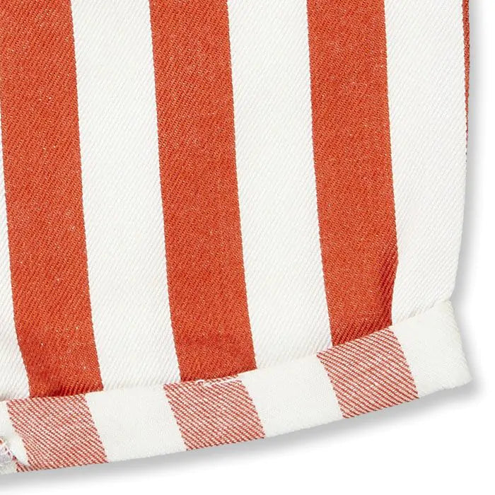 Sense Organics Lei Baby Shorts rusty red stripes