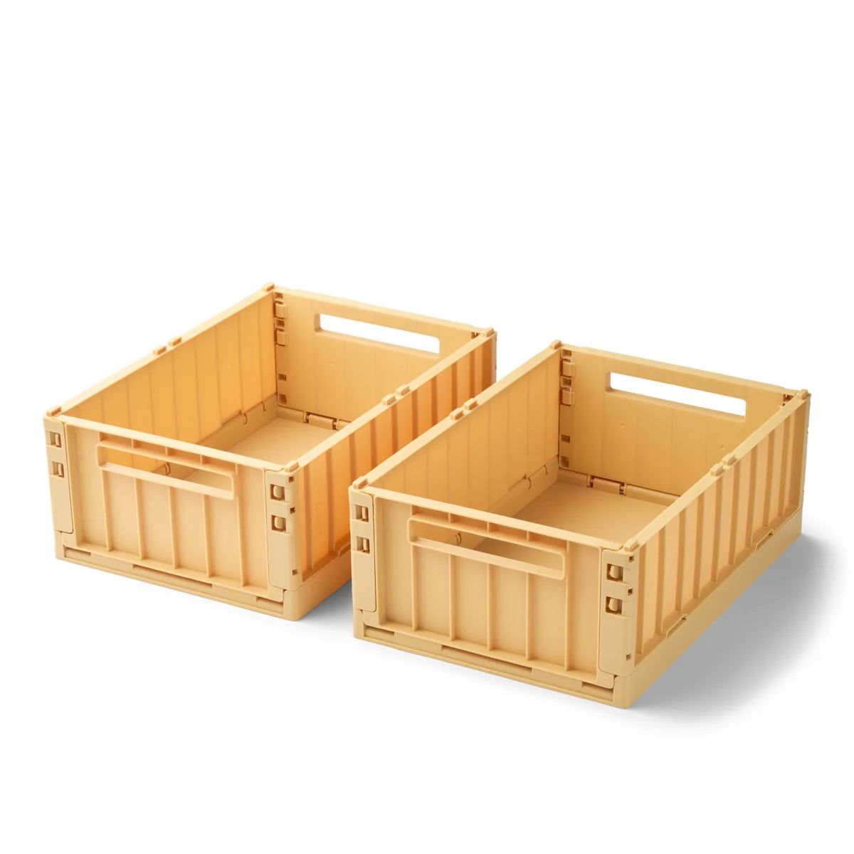 Liewood Weston Storage Box M 2-Pack lemon yellow