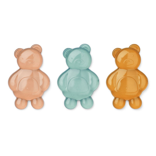 Liewood Kayden Lunchbox-Cooler Mr Bear mustard mix, Kühlpads