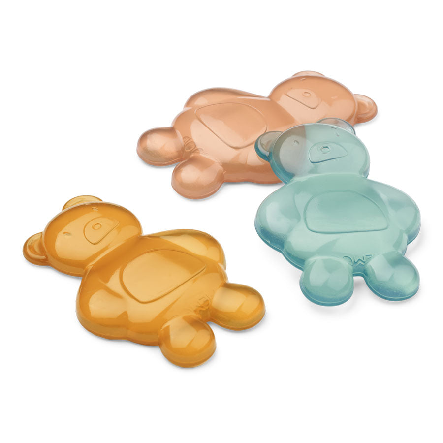 Liewood Kayden Lunchbox-Cooler Mr Bear mustard mix, Kühlpads