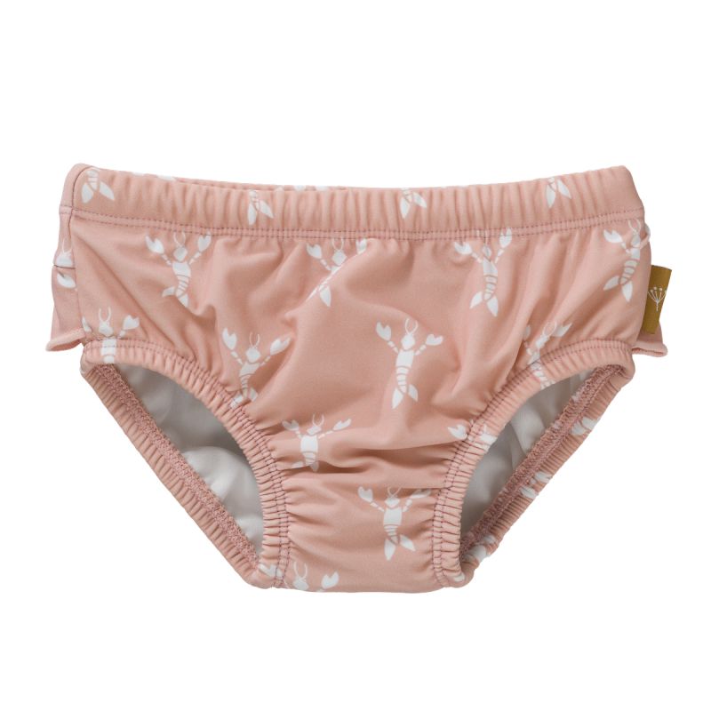 Fresk UV Diaper Pants Girls Lobster Cameo Rose Badeshorts