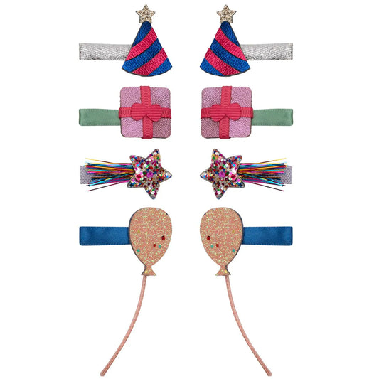 Mimi & Lula Haarclips Geburtstag, Geschenk, Luftballon, 8er Pack