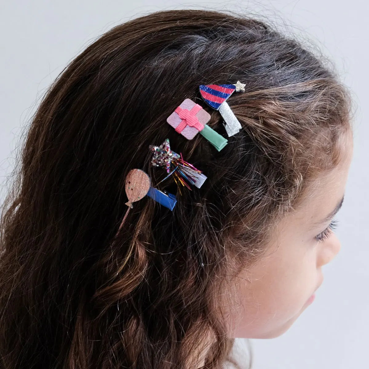 Mimi & Lula Haarclips Geburtstag, Geschenk, Luftballon, 8er Pack