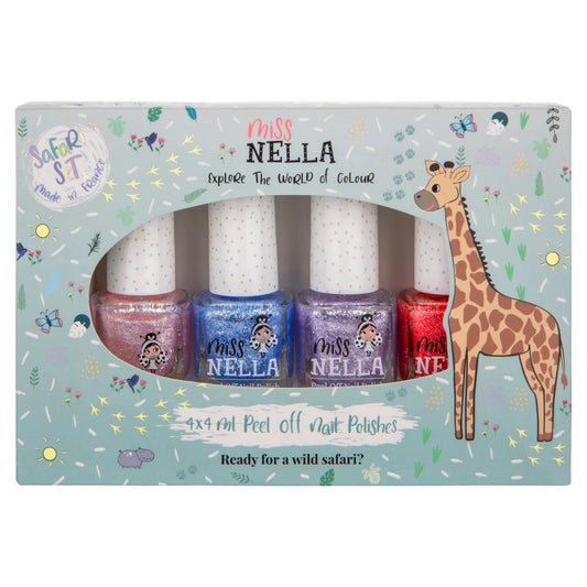 Miss Nella Nagellack Set Ready for a wild Safari? 4er Pack