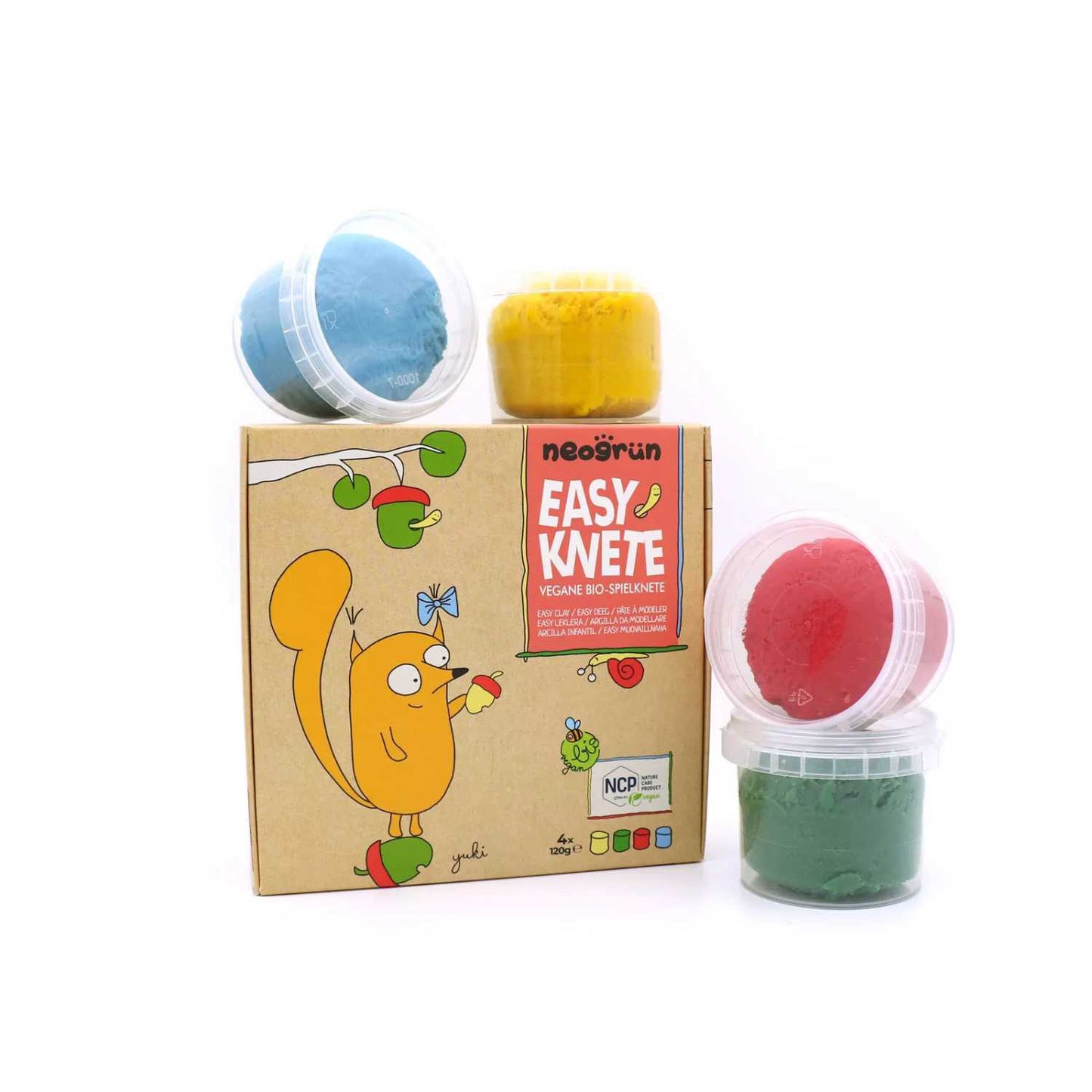 Neogrün Easy-Knete 4er-Set Yuki neu