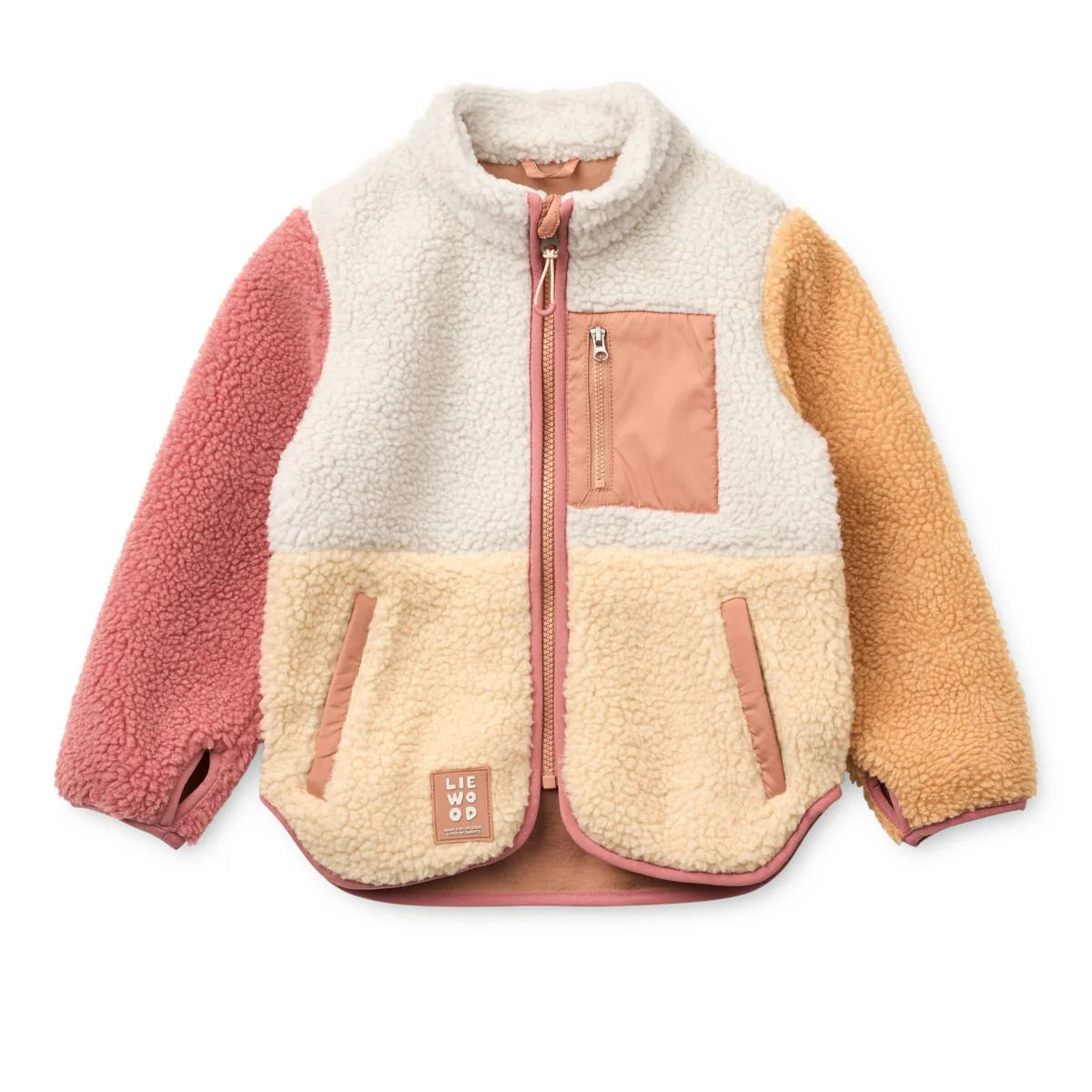 Liewood Nolan Fleecejacke, Pile Jacket Kurtka Z Pile, apple blossom multi mix