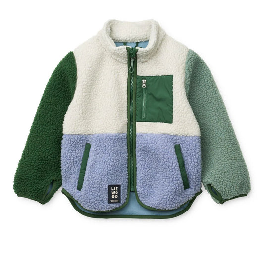 Liewood Nolan Fleecejacke, Pile Jacket Kurtka Z Pile, dusty lavender multi mix