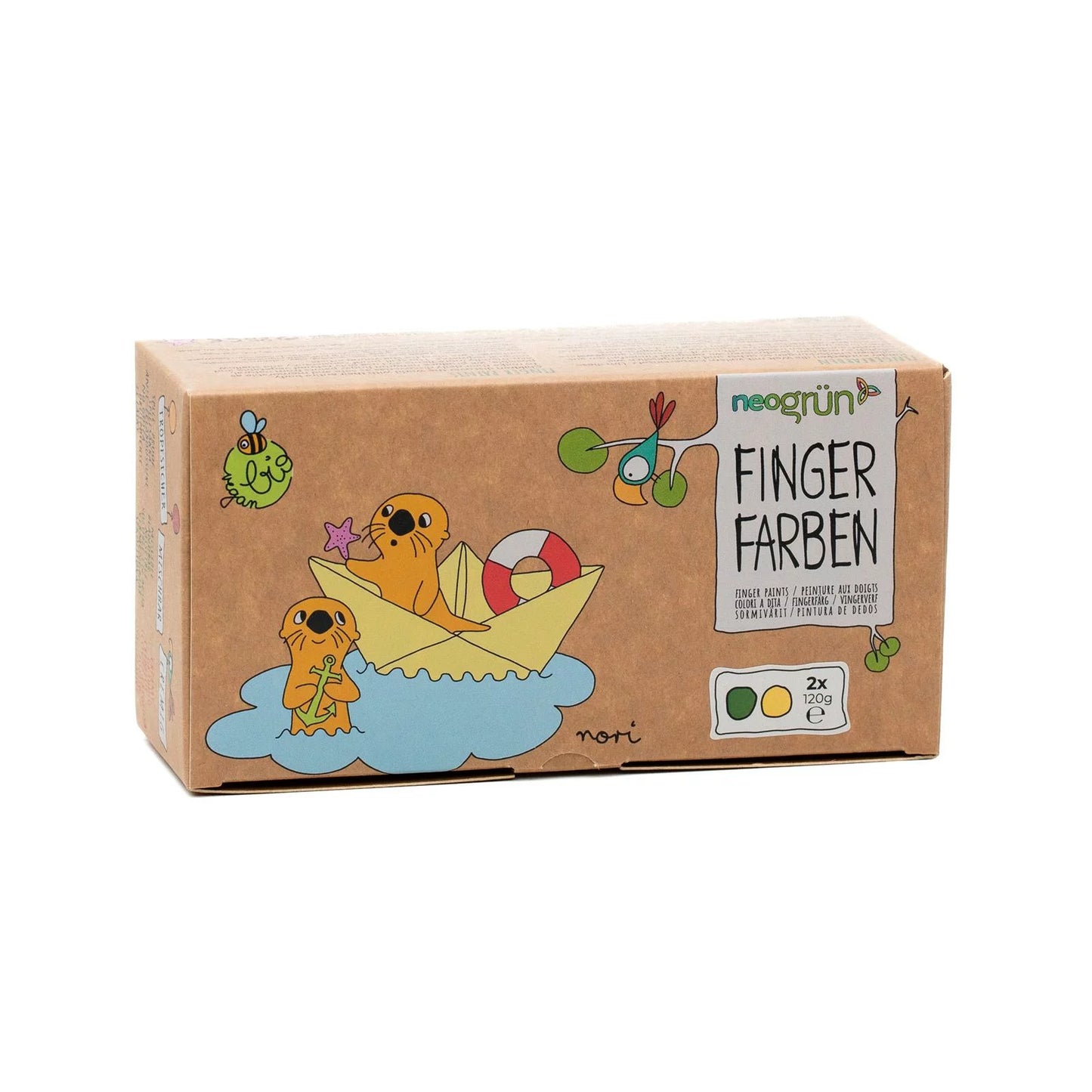Neogrün Fingerfarben 2er-Set Nori gelb grün