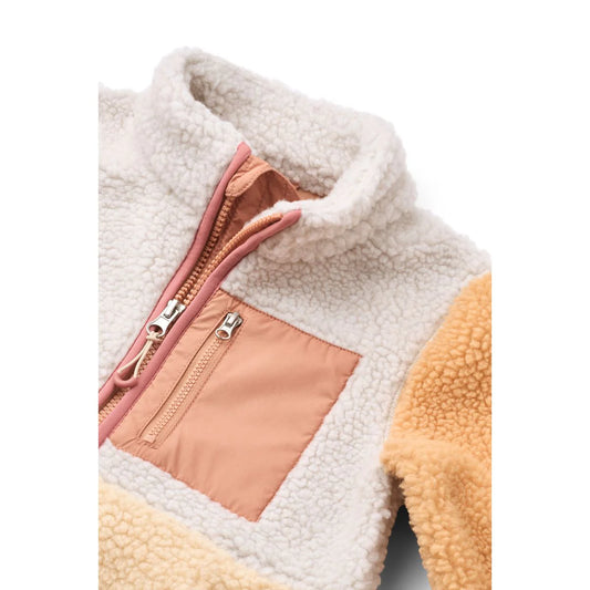 Liewood Nolan Fleecejacke, Pile Jacket Kurtka Z Pile, apple blossom multi mix