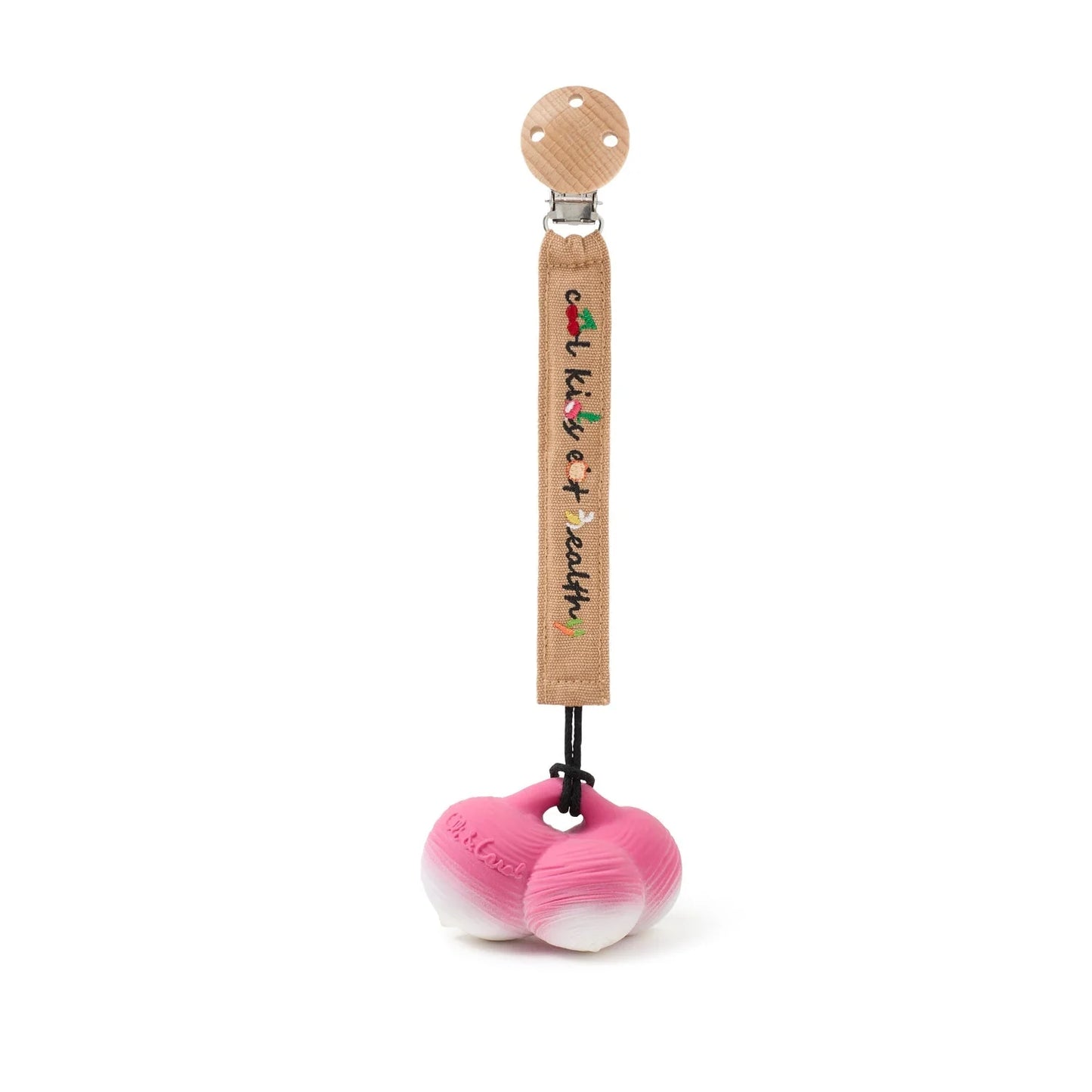 Oli&Carol Ramona the Radish Mini Doudou­Teether Beißring Radieschen