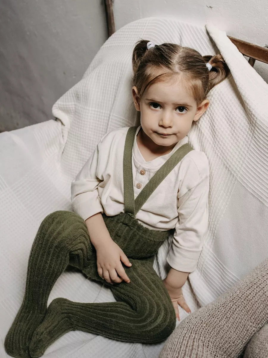 Silly Silas Granny Teddy Strumpfhose Olive