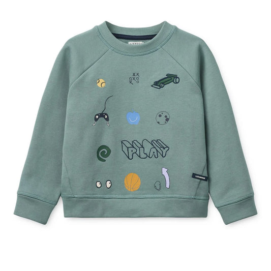 Liewood Orson Sweatshirt play dusty peppermint