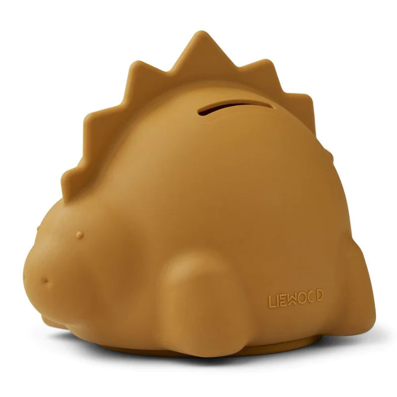 Liewood Palma Spardose Dino Golden Caramel