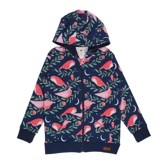 Walkiddy Sweatjacke Pinky Birds