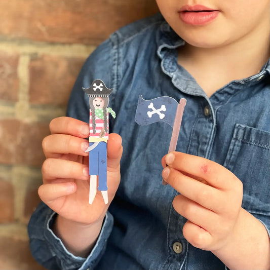 Cotton Twist Peg Doll Pirate, Bastel-Set Pirat