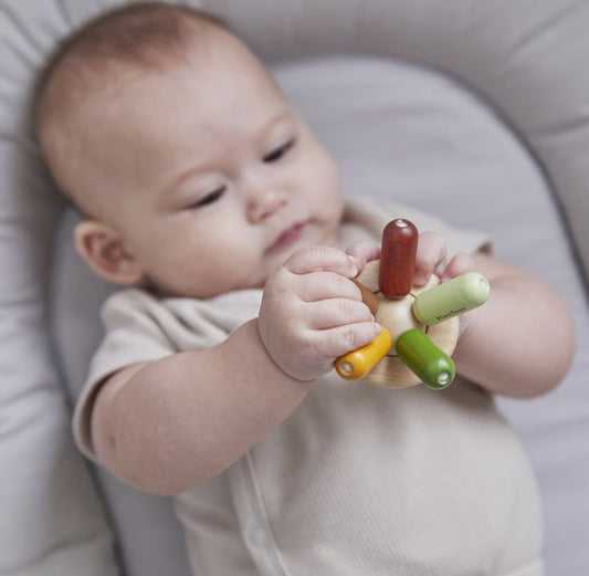 Plan Toys Greifling Krake modern rustic braun