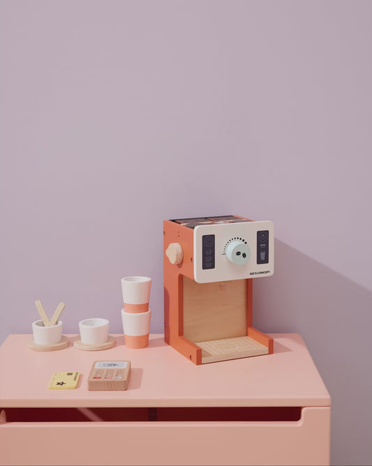Kids Concept Cafébar, Kaffeemaschine Holzspielzeug