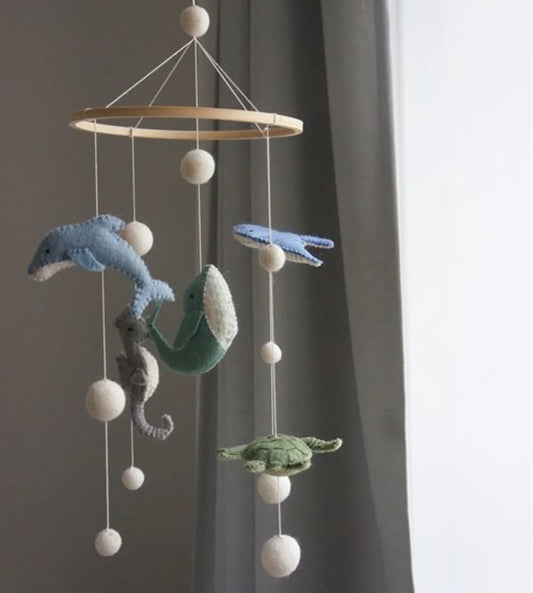 Gamcha Mobile Meerestiere blau grün