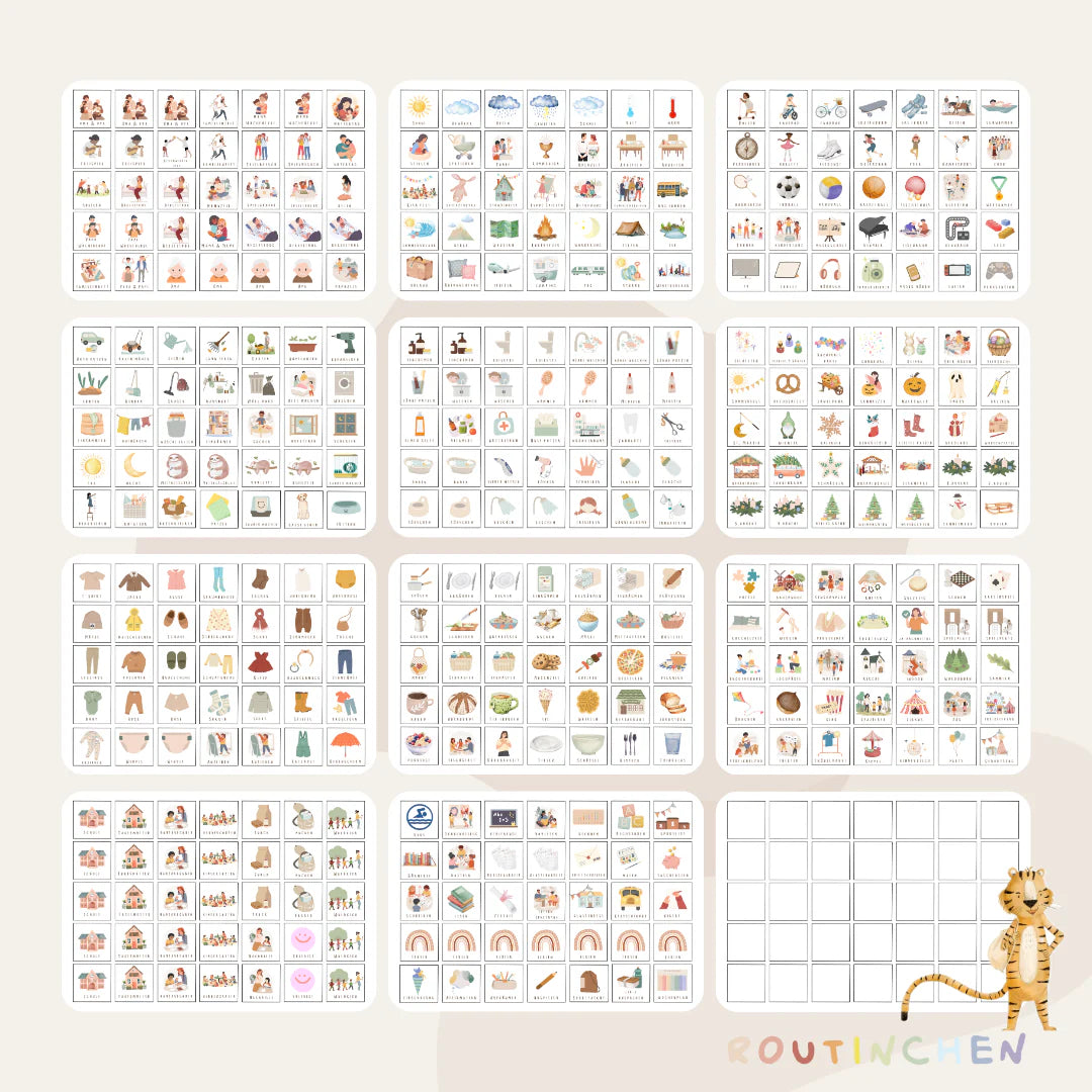 Routinchen Routineplaner inkl. Symbole Weltall