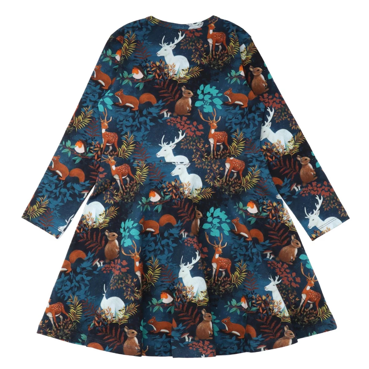 Walkiddy Langarm Kleid Secret Forest