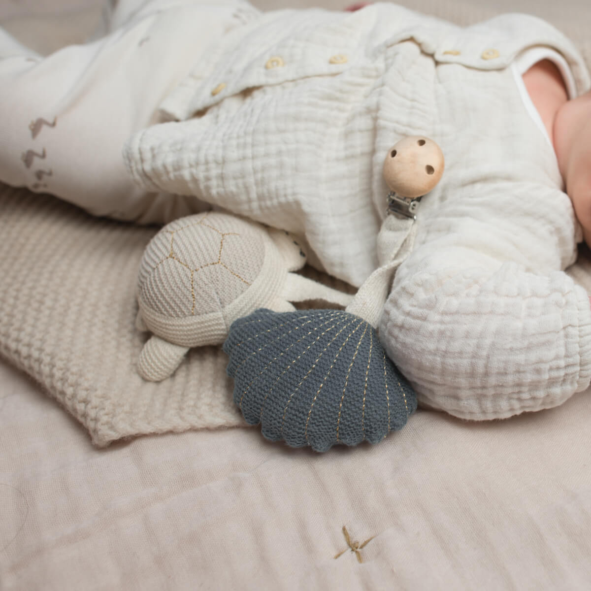 Baby Bello Kinderwagenanhänger “Tily the Turtle Stone Blue”