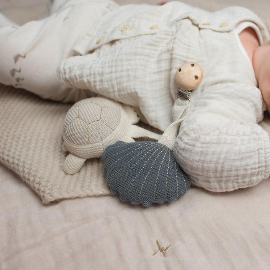 Baby Bello Kinderwagenanhänger “Tily the Turtle Stone Blue”