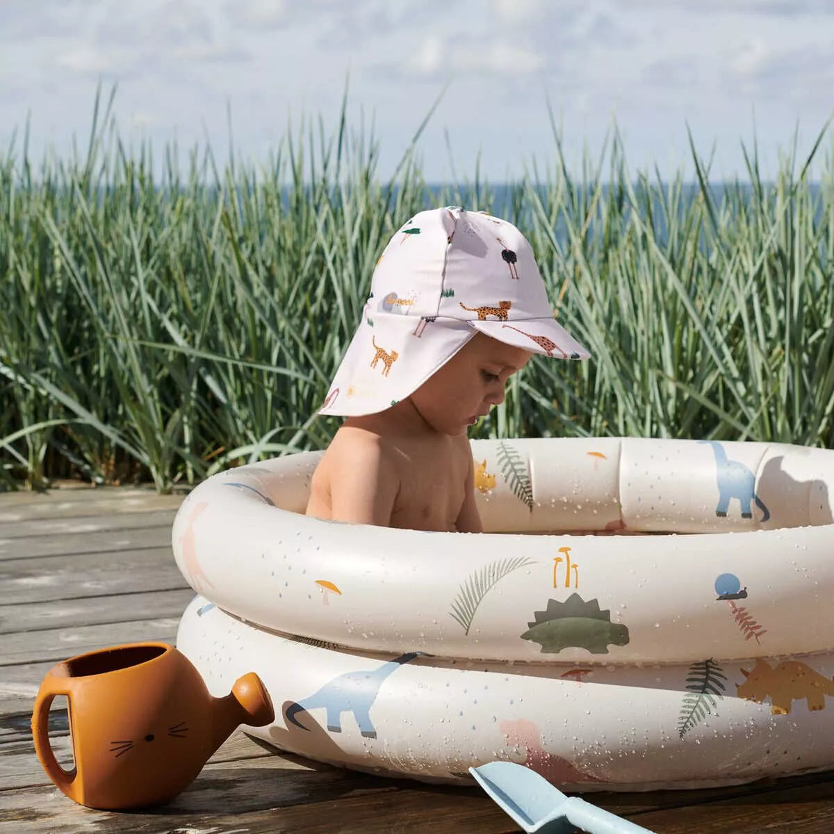 Liewood Senia Sonnenhut für Babys sea creature sandy