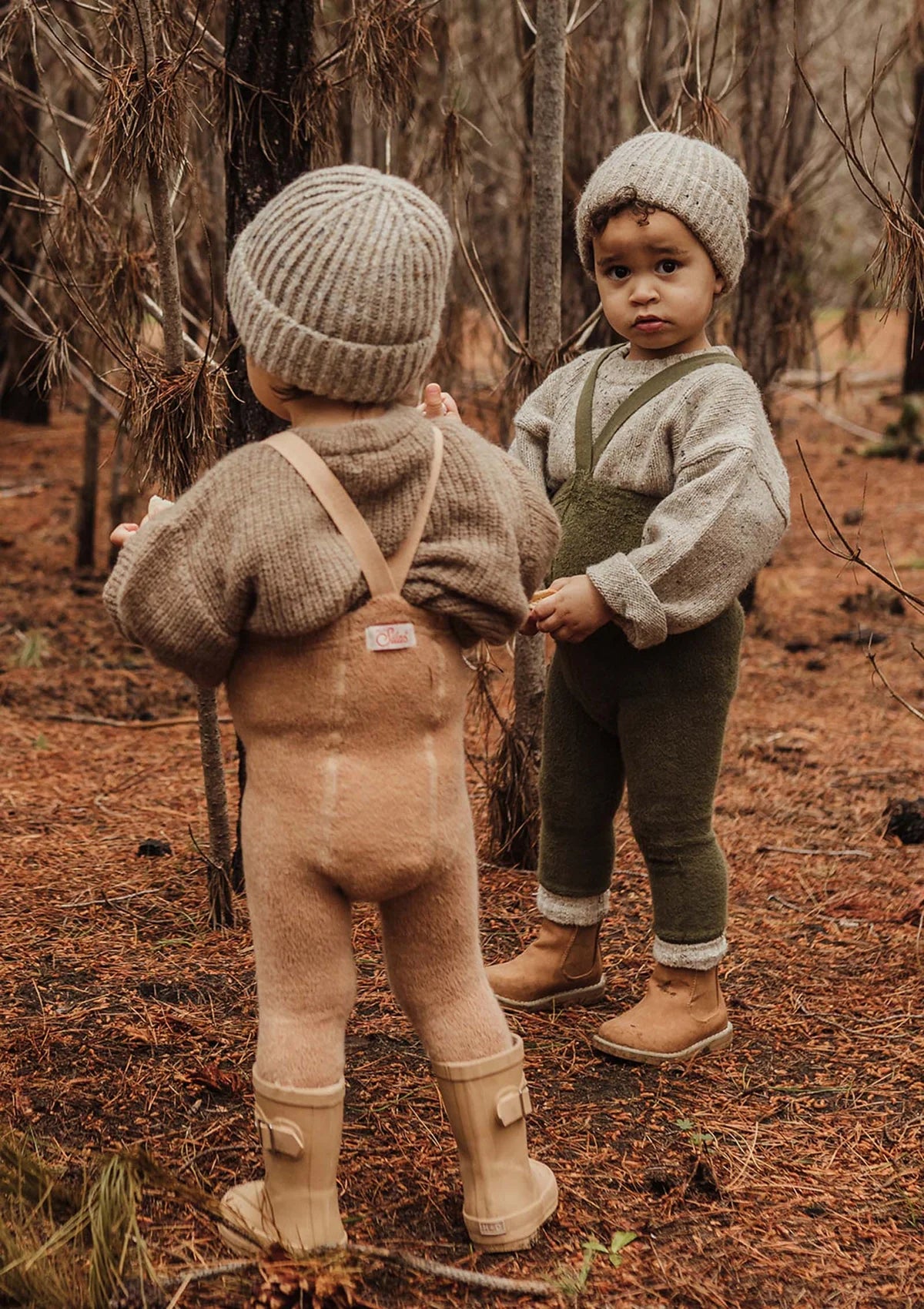 Silly Silas Strumpfhose Teddy light brown