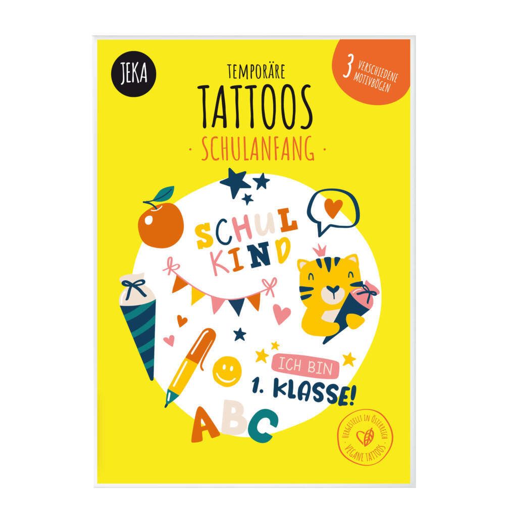 JEKA Tattoos 3 Motivbögen, Schulanfang