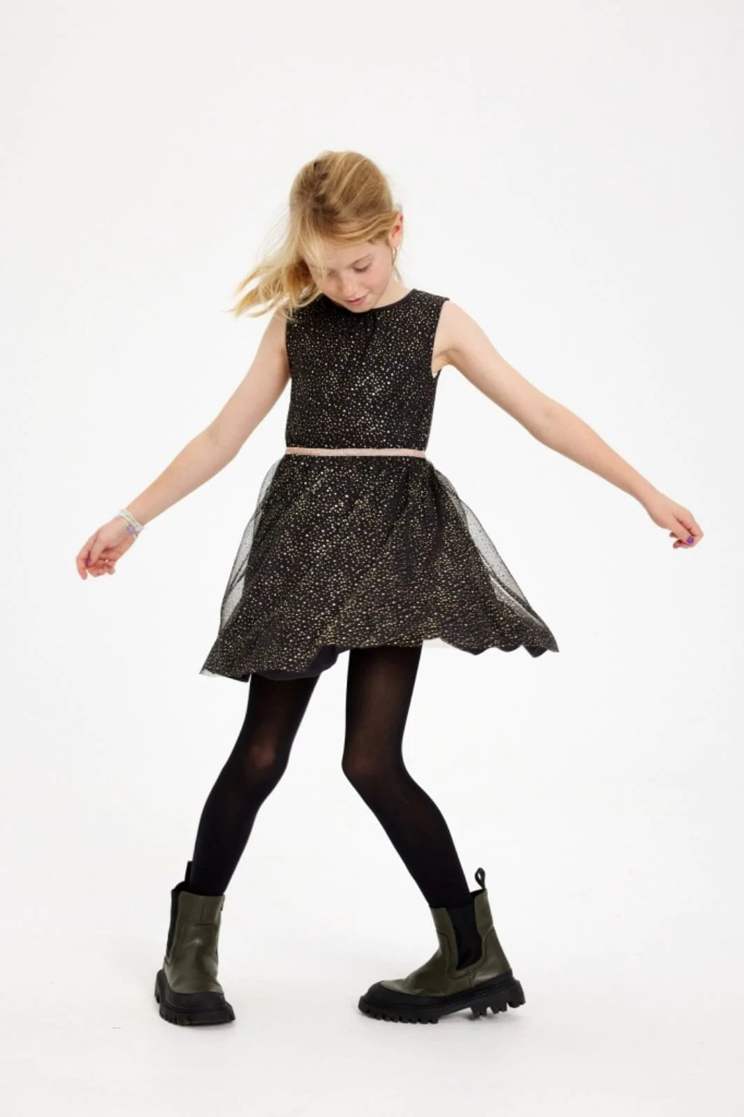 The New Tnanna Kleid Phantom schwarz gold
