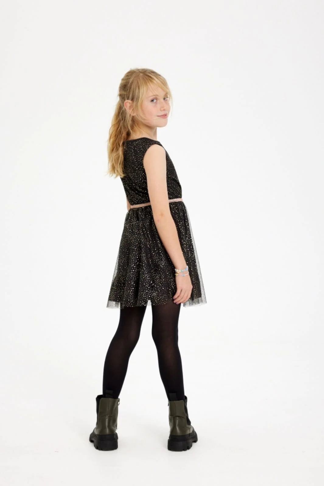 The New Tnanna Kleid Phantom schwarz gold