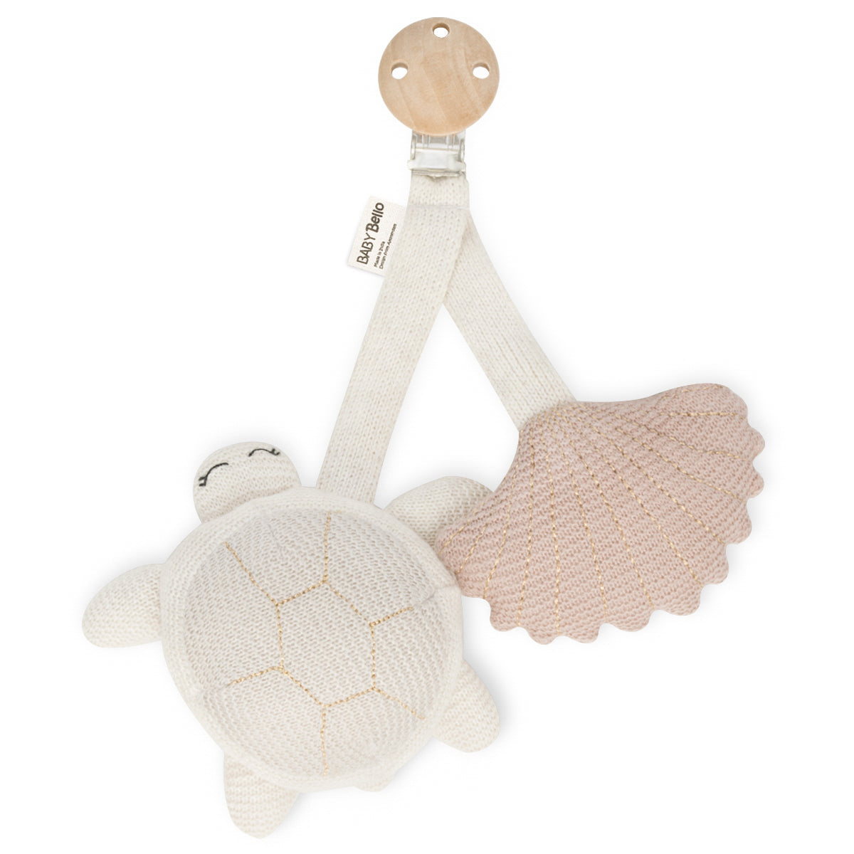 Baby Bello Kinderwagenanhänger “Tily the Turtle Rose Glow”