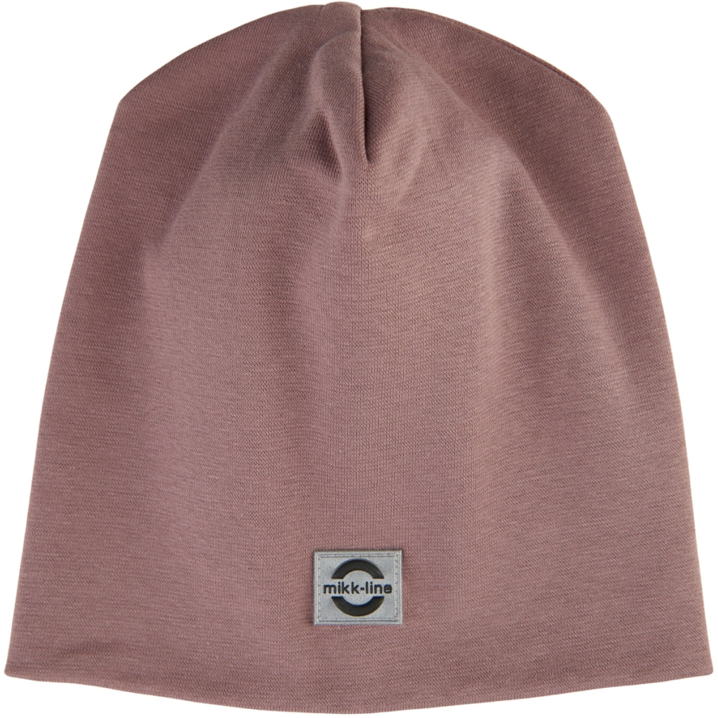 Mikk-Line Mütze Solid, Baumwolle, Twilight Mauve