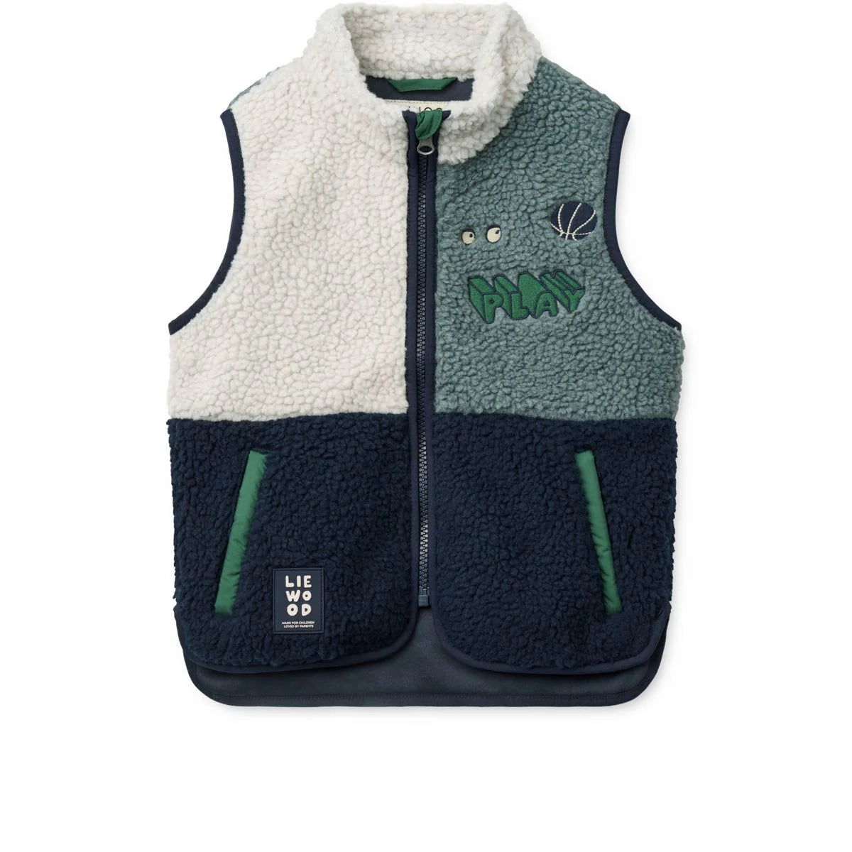 Liewood Vada Fleeceweste, Pile Vest, play mix